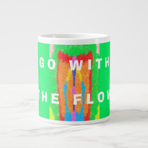 Grande Tasse Tapis et chiffons Art pur abstrait suprême