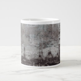 Grande Tasse Taupe et Cyan en détresse Skyline Venice Italie