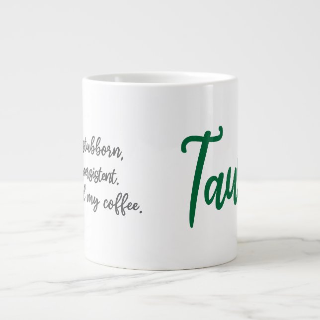 Grande Tasse Taurus Zodiac café Mug drôle (Devant)