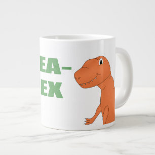 Grande Tasse Tea Rex Dinosaure Personnalisé
