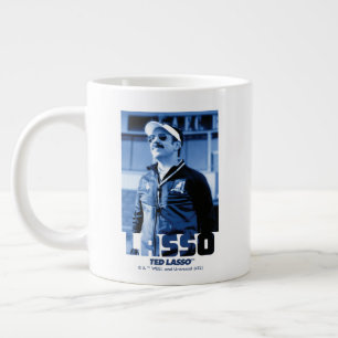 Grande Tasse Ted Lasso   Lasso Photo Portrait Graphique