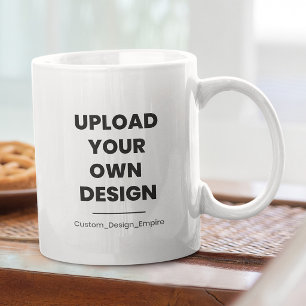 Grande Tasse Téléchargez votre propre design ici Modèle perso