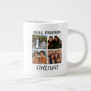 Grande Tasse Température photo personnalisée "Les vrais amis ex