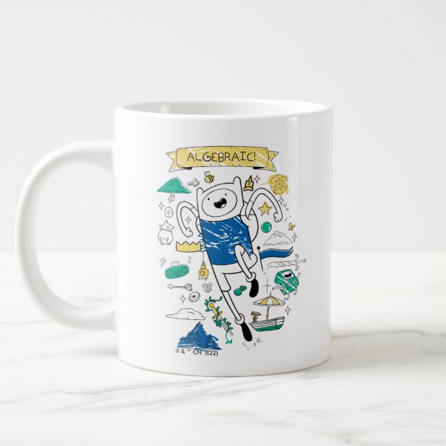 Grande Tasse Temps d'aventure | Croquis de recherche "algébriqu (Gauche)