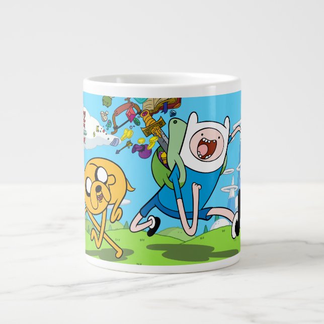 Grande Tasse Temps d'aventure | Sac à dos Finn's Adventure Gear (Devant)