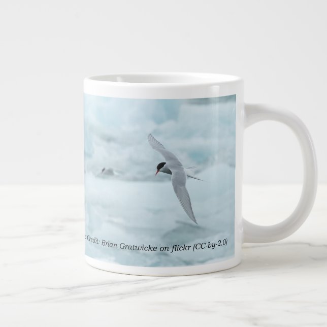 Grande Tasse Ternes arctiques 20 oz. Mug par RoseWrites (Droite)