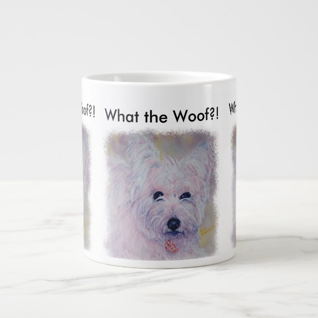 Grande Tasse TERRIER BLANC Ouest (Devant)
