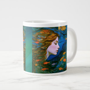 Grande Tasse "Thalassa" - Les Femmes Dans L'Eau