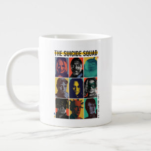 Grande Tasse The Suicide Squad   Retro Grid With Harley Quinn