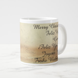 Grande Tasse thème de Noël avec boule de Noël