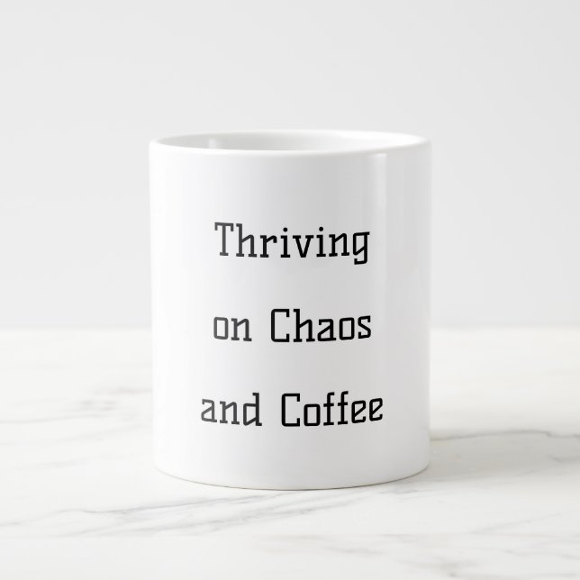 Grande Tasse Théorie sur le Chaos (et le Café) (Devant)