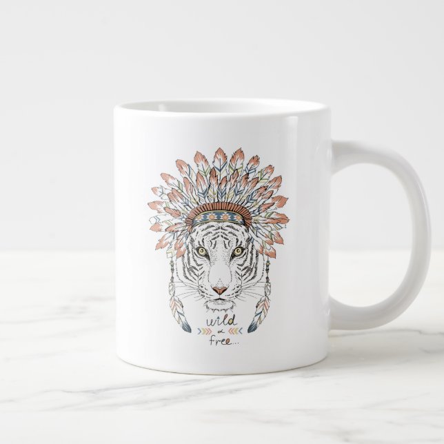 Grande Tasse Tiger Amérindien (Droite)