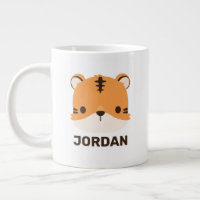 Tigre mignon avec nom personnalisé