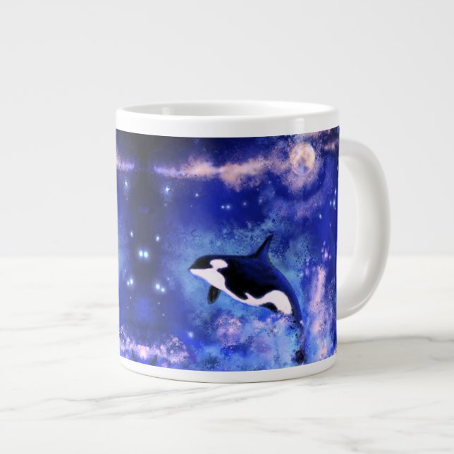 Grande Tasse Tiller Whales Coffee Mug (Devant droit)