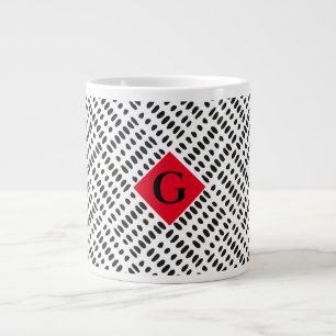 Grande Tasse Tissu de boue moderne dalmate 20oz Mug