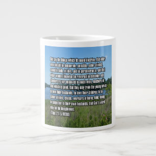 Grande Tasse Titus 2:1-5 WEBU Mug