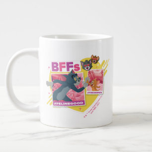 Grande Tasse Tom & Jerry BFFs Photo Emoji Collage