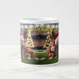 Grande Tasse Touchdown Christmas-Festive Football Festif Mug