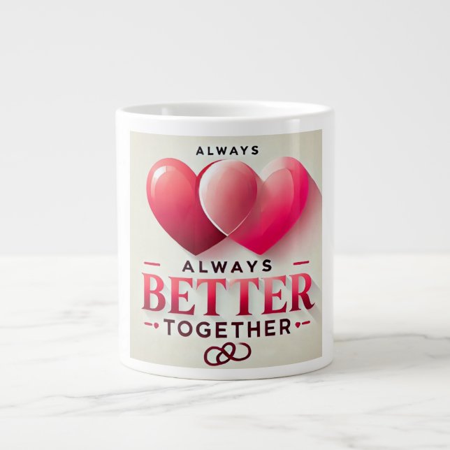 Grande Tasse Toujours mieux ensemble (Devant)