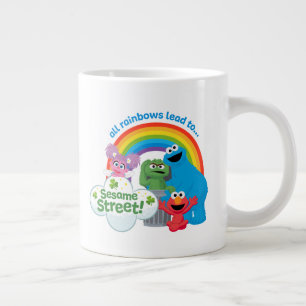 Grande Tasse Tous les arcs-en-ciel mènent à Sesame Street