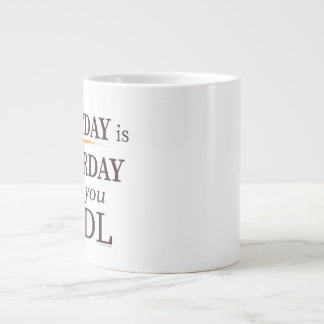 Grande Tasse Tous les jours est samedi - Bitcoin Jumbo Mug 20oz
