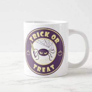 Grande Tasse Tracer ou traiter l'araignée halloween style Starb