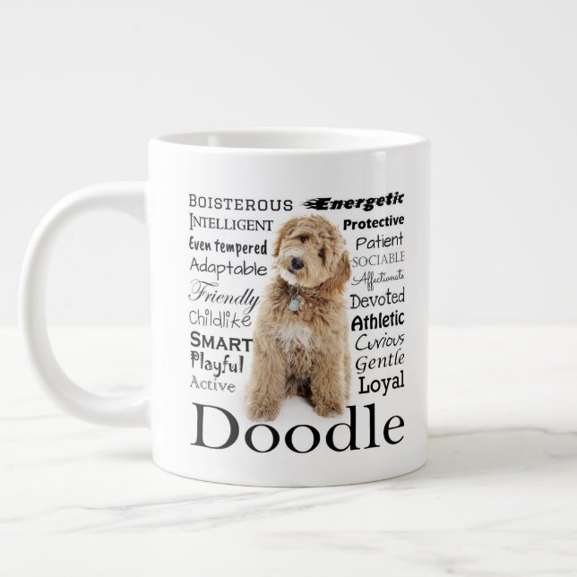 Grande Tasse Traits de chiens (Gauche)