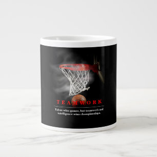 Grande Tasse Travail d'équipe Basketball Motivationnel Inspiran