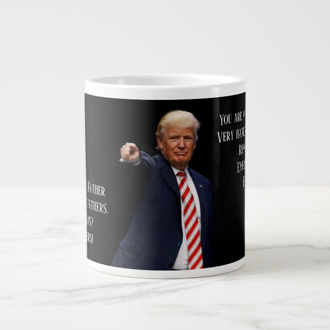 Grande Tasse Trump Fête des pères Jumbo Mug (Devant)