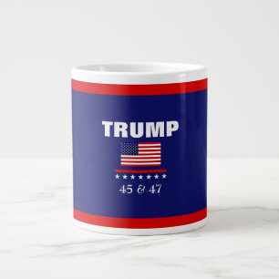 GRANDE TASSE TRUMP MEILLEUR PRÉSIDENT JAMAIS 45 & 47 MUG À CAFE