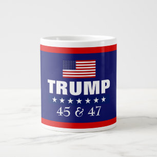 GRANDE TASSE TRUMP MEILLEUR PRÉSIDENT JAMAIS 45 & 47 MUG À CAFE