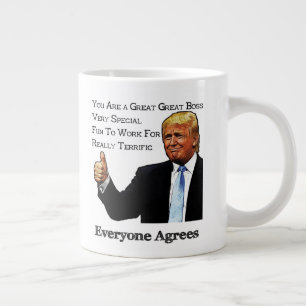 Grande Tasse Trump Souscrit Au Grand Patron