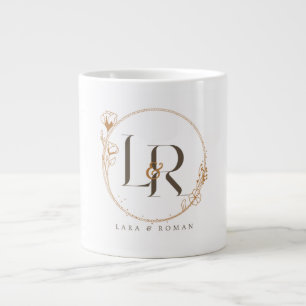 Grande Tasse Tumbler Fleur de Naissance Personnalisé avec Nom