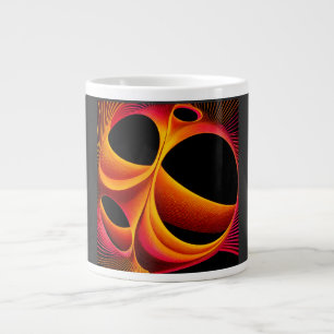 Grande Tasse Un carré de fractale de Mandelbrot beaucoup manipu