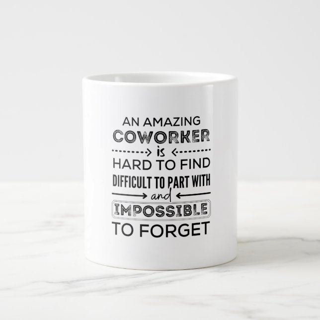 Grande Tasse Un collègue extraordinaire est difficile à trouver (Devant)