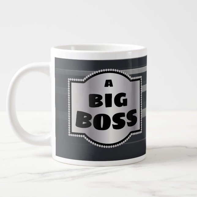 Grande Tasse Un Gros Patron A Besoin D'Une Grosse Mug, De Chefs (Gauche)