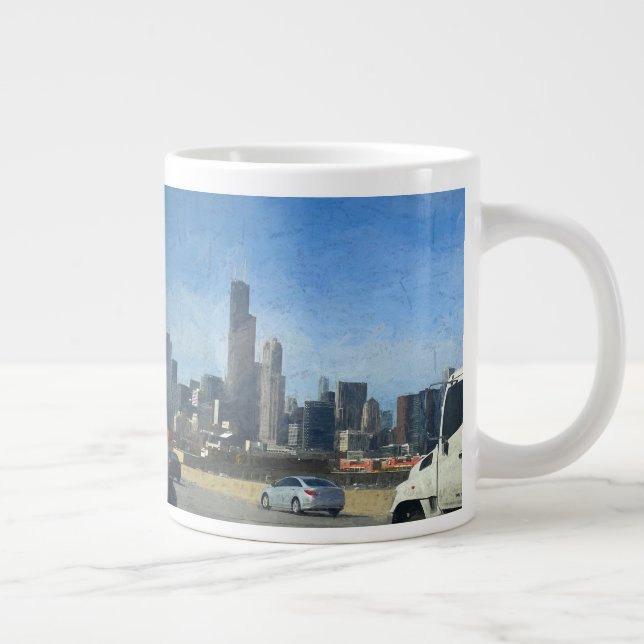 Grande Tasse Un Jumbo Café Mug à Chicago (Droite)