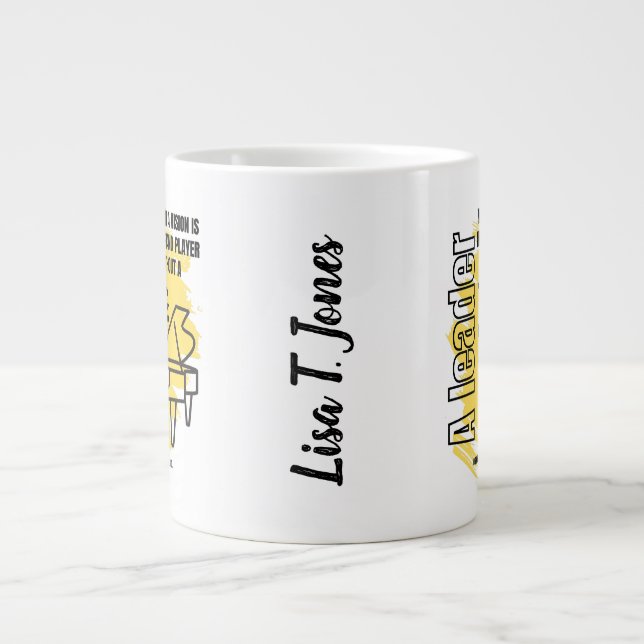 Grande Tasse Un Leader Sans Vision (Devant)