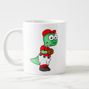 Grande Tasse Un Pitcher De Baseball Pachycephalosaurus.