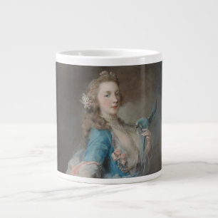 Grande Tasse Un Selfie avec mon perroquet