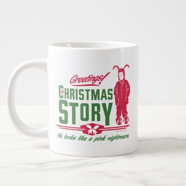 Grande Tasse Une histoire de Noël | Il ressemble à un cauchemar (Gauche)