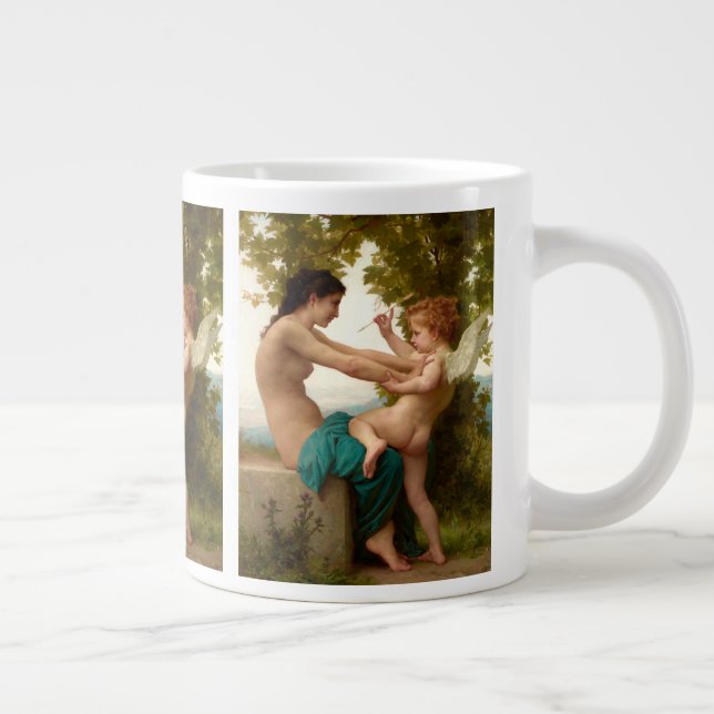 Grande Tasse Une Jeune Fille Se Défendant Contre Eros (Droite)