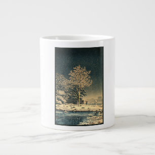 Grande Tasse Une journée d'hiver sur la rivière Sumida au Japon