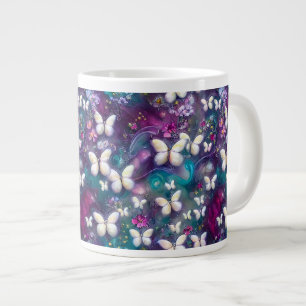 Grande Tasse Une série de papillons mystiques Design 5