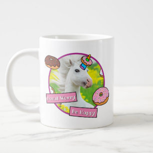 Grande Tasse Unicorne avec des beignets