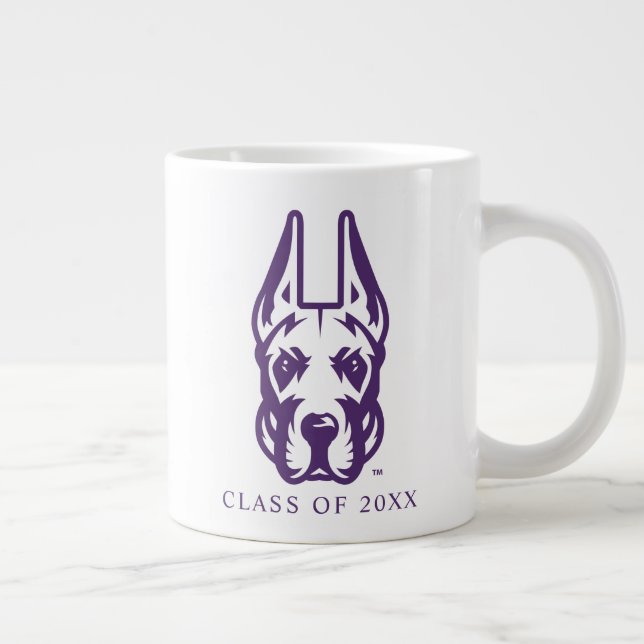 Grande Tasse Université d'Albany Chef de la mascotte Great Dane (Droite)