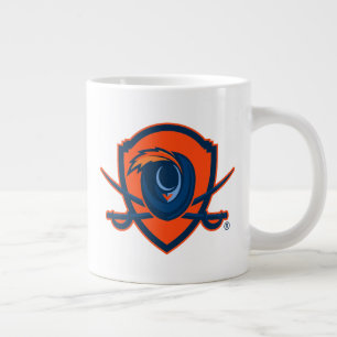 Grande Tasse Université de Virginie Bouclier Cavalier