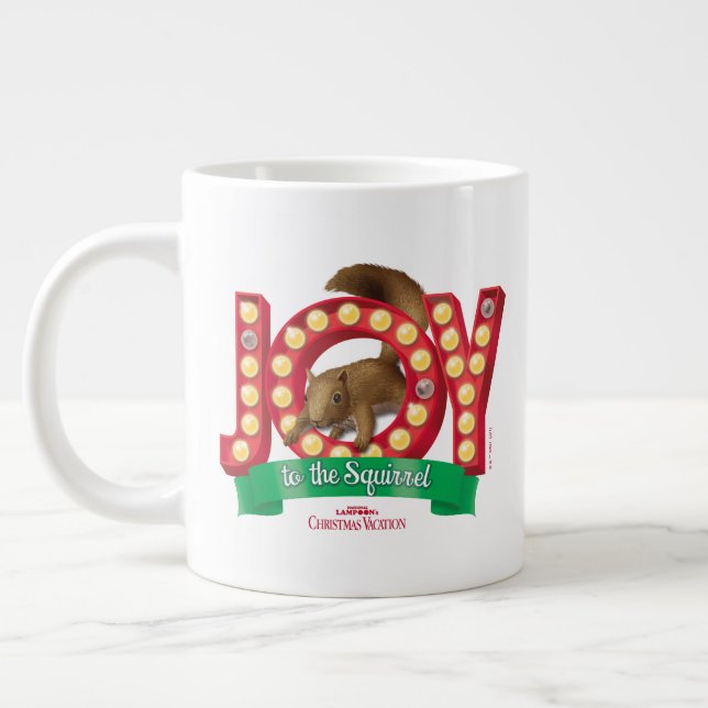 Grande Tasse Vacances de Noël | Joie à l'écureuil (Gauche)