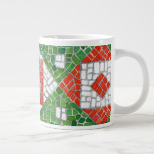 Grande Tasse VACANCES MOSAÏQUES Big White Mug