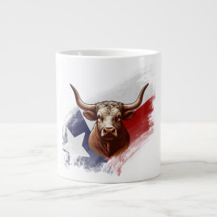 Grande Tasse Vache longhorne du Texas